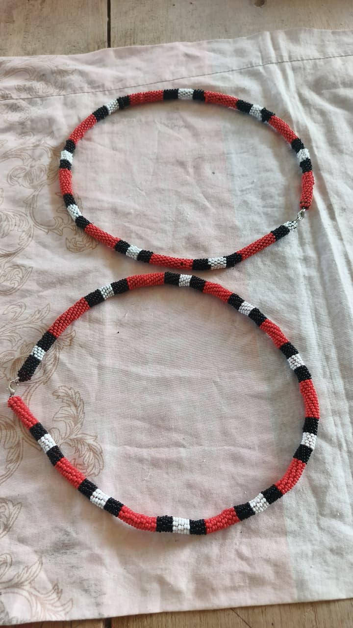 collar serpiente falsa coral