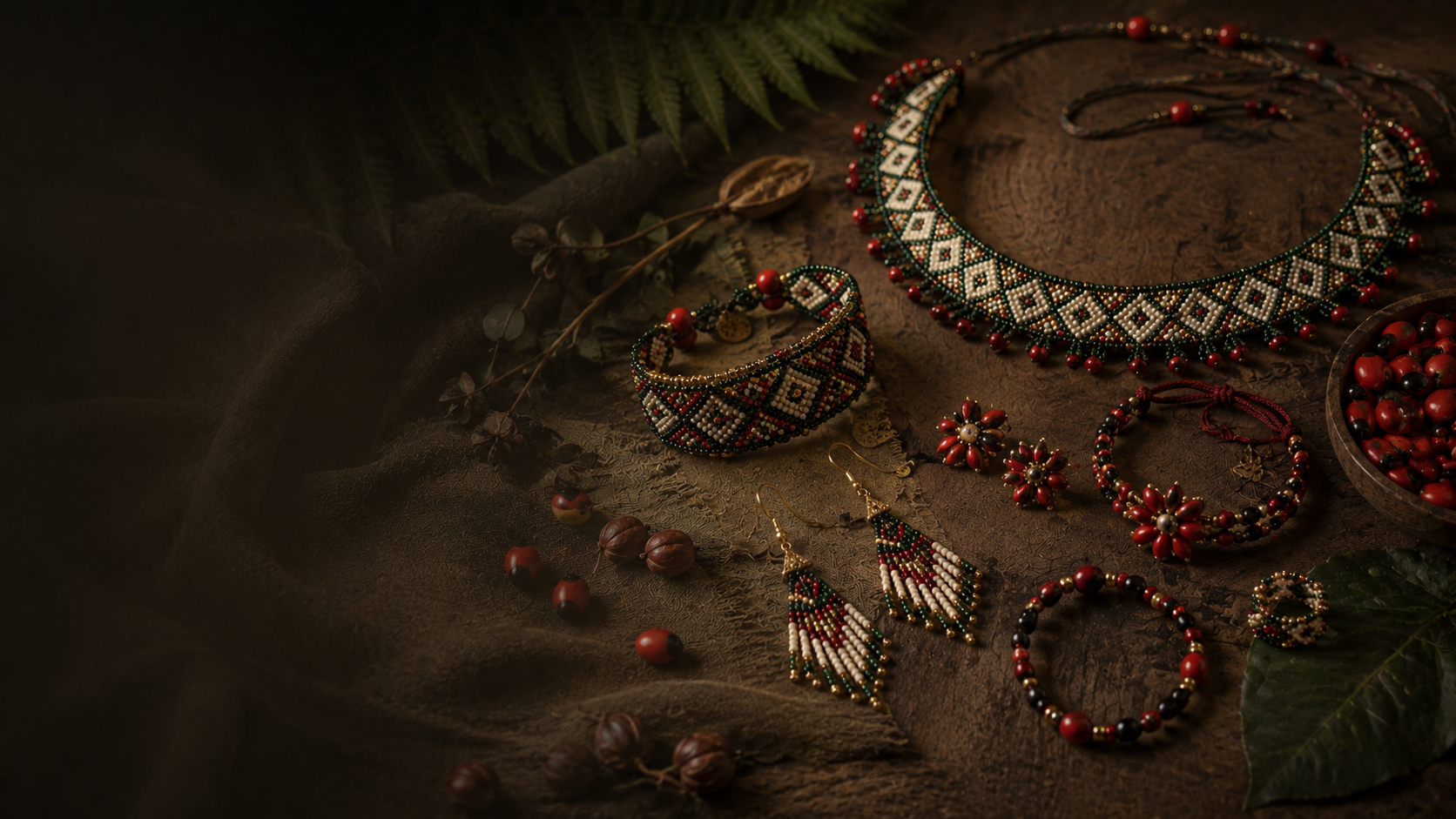 Creaciones artesanales inspiradas en la Amazonía ecuatoriana